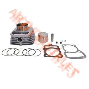 SİLİNDİR KOMPLE [NY PİSTON] 15 PERNO [62,0 mm] [YÜK:69 mm] 150cc CG SWAN