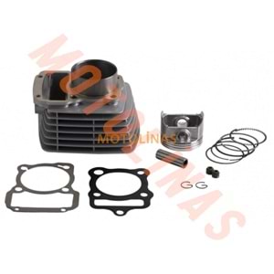 SİLİNDİR KOMPLE 15 PERNO [65,5 mm] [YÜK:76 mm] [YÜKSEK PETEK] 250cc CG