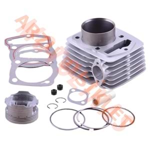 SİLİNDİR KOMPLE 13 PERNO [56,50 mm] [EKS. ZİNCİRLİ MODEL] [KISA PİSTON] CG - WINDY S -