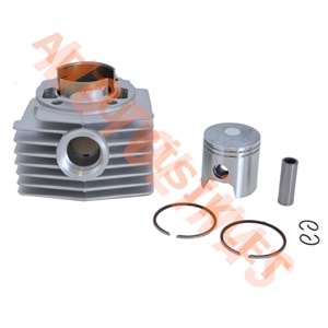 SİLİNDİR KOMPLE [ÇİFT SEGMAN] 47 mm AIRSAL MOBYLETTE