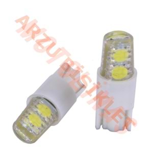 T10 4 LED Lİ DİPSİZ AMPUL BEYAZ [ÇİFT]