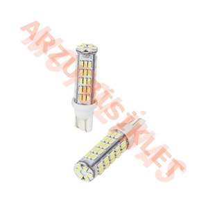 DİPSİZ 62 LED Lİ FLAŞSIZ AMPUL - MODEL 12 [ÇİFT]