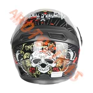 KC - ÇENE AÇILIR VİZÖRLÜ KASK [KC902] [KURU KAFA] [S]