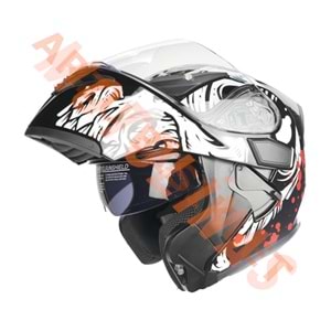 KC - ÇENE AÇILIR VİZÖRLÜ KASK [KC902] [KURU KAFA] [L]