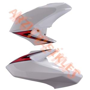 BENZİN DEPO GRENAJI [TAKIM] [BEYAZ] HONDA CB 125F