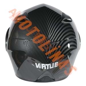 VRT - ÇENE AÇILIR VİZÖRLÜ KASK [MB808] [KARBON] [XL]