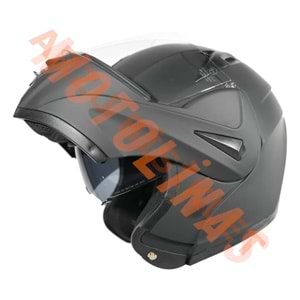 VRT - ÇENE AÇILIR VİZÖRLÜ KASK [MB808] [MAT SİYAH] [S]