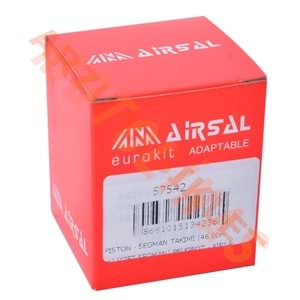 PİSTON - SEGMAN TAKIMI [46,00mm] [ÇİFT SEGMAN] PEUGEOT - AIRSAL