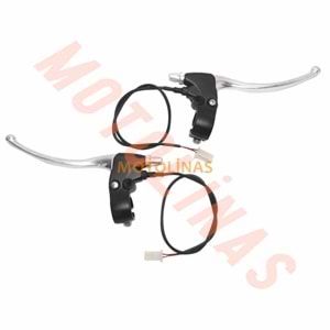 ALÜMİNYUM FREN KOLU SETİ [STMAX - EKOBİS - MUHTELİF] E-BIKE