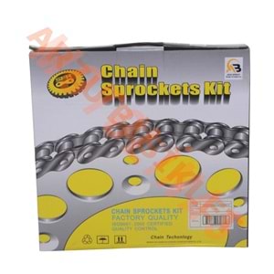 O RİNGLİ ZİNCİR DİŞLİ SET [14T/41T] [520H x 110L] BAJAJ PULSAR RS 200 - SFR
