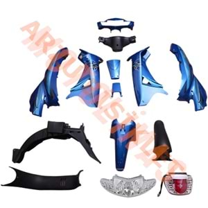 KAPORTA SET [MAVİ] [FAR+STOP+SİNYAL DAHİL] MONDIAL SFC - SFC MINI