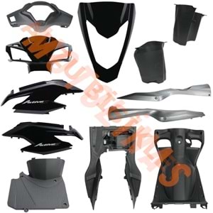 KAPORTA SET [SİYAH] [YENİ MODEL] HONDA ACTIVA S