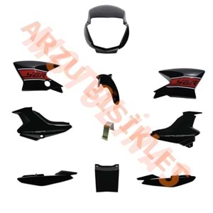 KAPORTA SET [SİYAH] YAMAHA YBR K