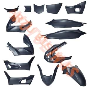 KAPORTA SET [MAT MAVİ] PCX [2020-2024]