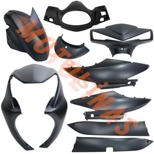 KAPORTA SET [BOYALI AKSAM] [KRİSTAL SİYAH ] SPACE PRO MAX