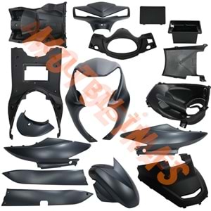 KAPORTA SET KOMPLE [KRİSTAL SİYAH ] SPACE PRO MAX