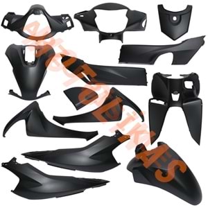 KAPORTA SET [MAT SİYAH] HONDA DIO