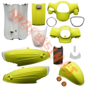 KAPORTA SET [BOYALI AKSAM] [SARI] - MONDIAL TURİSMO