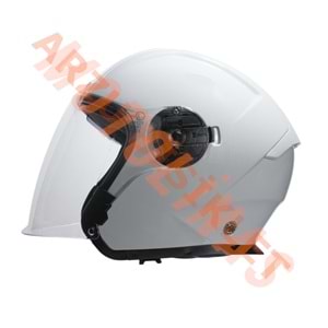 BEON- ÇENESİZ VİZÖRLÜ YAZLIK KASK [B203] [BEYAZ] [L]