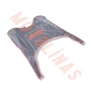PASPAS SİLİKON KAYMAZ TABAN OEM GRİ - HONDA ACTİVA 125cc