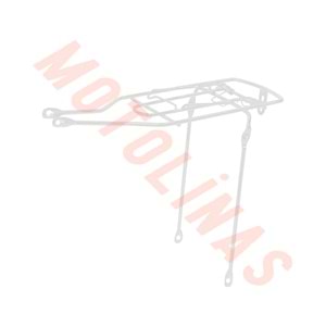 ARKA BAGAJ DEMİR BEYAZ 20 JANT - BİSİKLET