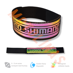 SHIMANO BİLEK VE KADRO BANDI (RENKLİ HOLOGRAM) - BİSİKLET
