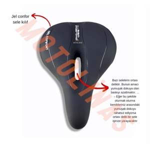 SELE JEL DOLGULU SM-92 COMFORT SAN MARİO - BİSİKLET