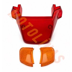 ARKA STOP CAMI + ARKA SİNYAL CAMI TAKIM OEM - YAMAHA BWS 100
