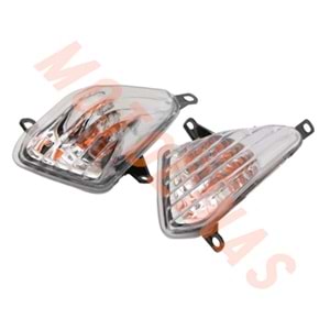 ÖN SİNYAL TAKIM [BEYAZ CAM] [YENİ MODEL] - HONDA CBF