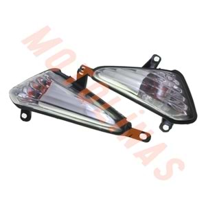 ÖN SİNYAL TAKIM [BEYAZ CAM] [YENİ MODEL] - HONDA CBF
