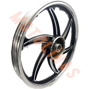 ARKA JANT SİYAH 160x17 (KAPLİN+RULMAN+KEÇE - CUP SFC Snappy