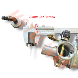KARBÜRATÖR PERFORMANS İÇİN [20mm Gaz Pistonu 125cc-135cc] - CUP,UNİVERSAL