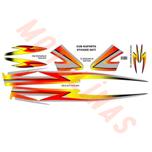 STİCKER SETİ FULL [YAZISIZ] - MONDİAL KH100