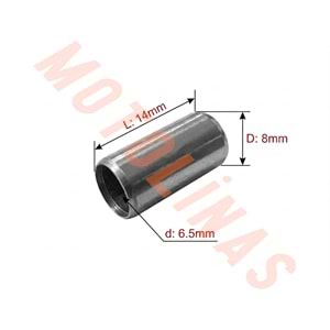 SİLİNDİR SAPLAMA BURCU 6,5-8-14 mm (adet) - CUP