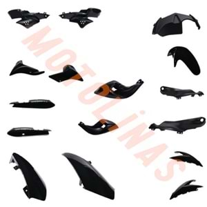 KAPORTA SET SİYAH - MONDİAL DRİFT 125 L