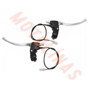 ALÜMİNYUM FREN KOLU SETİ [STMAX - EKOBİS - MUHTELİF] E-BIKE