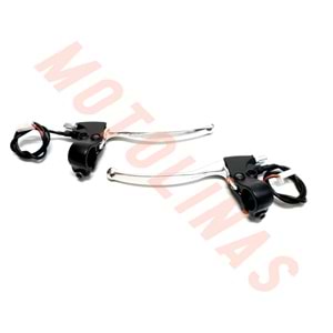 ALÜMİNYUM FREN KOLU SETİ [STMAX - EKOBİS - MUHTELİF] E-BIKE