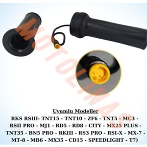 GAZ KOLU [SU GEÇİRMEZ SOKETLİ] - EBİKE,RKS Rs3 Pro,Skyjetnitro