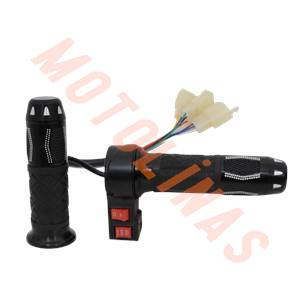 GAZ KOLU TAKIMI SİYAH [3 VİTES - İLERİ - GERİ] - ELEKTRİKLİ BİSİKLET