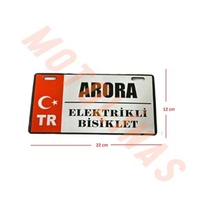 PLAKALIK [ARORA ELEKTRİKLİ BİSİKLET YAZILI] - E-BİKE