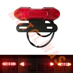 ARKA STOP 12V [LEDLİ] SİNYAL ÖZELLİKLİ - EBİKE,ELEKTRİKLİ BİSİKLET