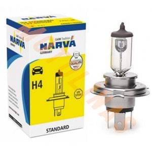 AMPUL [H4 - 3 FİŞLİ] 12V 60/55W [SARI IŞIK] - NARVA