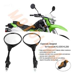 KATLANIR AYNA 10mm SİYAH - ENDURO KTM CROSS