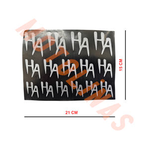 STİCKER SETİ [A5] HAHAHA 15x21cm BEYAZ - UNİVERSAL