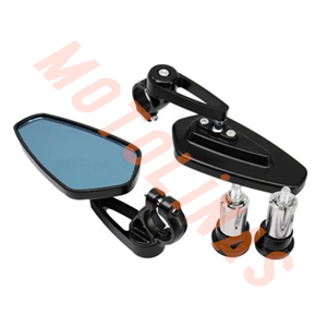 GİDON AYNASI TAKIM [SİYAH] - UNİVERSAL