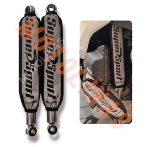 ARKA AMORTİSÖR ÇORABI KILIFI 2 ADET 31,5cm [REFLEKTÖRLÜ/SPORT YAZI] - UNİVERSAL