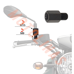 ALT 8mm TERS DİŞ - ÜST 10mm TERS DİŞ AYNA UZATMA [ADET FİYAT]