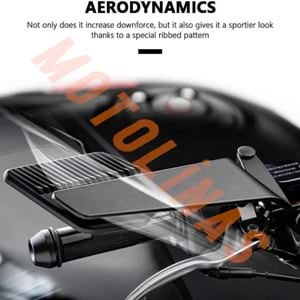 MODİFİYE ACI AYARLI AYNA TAKIMI NAKED YARASA AYNA [SİYAH] - UNİVERSAL