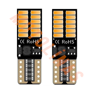 DİPSİZ AMPÜL 12V-T10 [TURUNCU] [ADET FİYAT] 24 LEDLİ PARK AMPÜLÜ