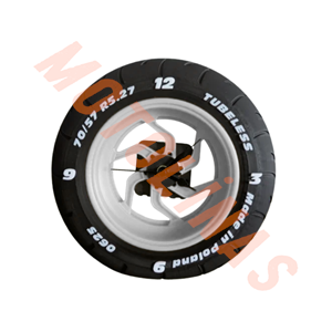 3D MOTOR LASTİĞİ TASARIMLI MASA ÜSTÜ DEKORATİF SAAT